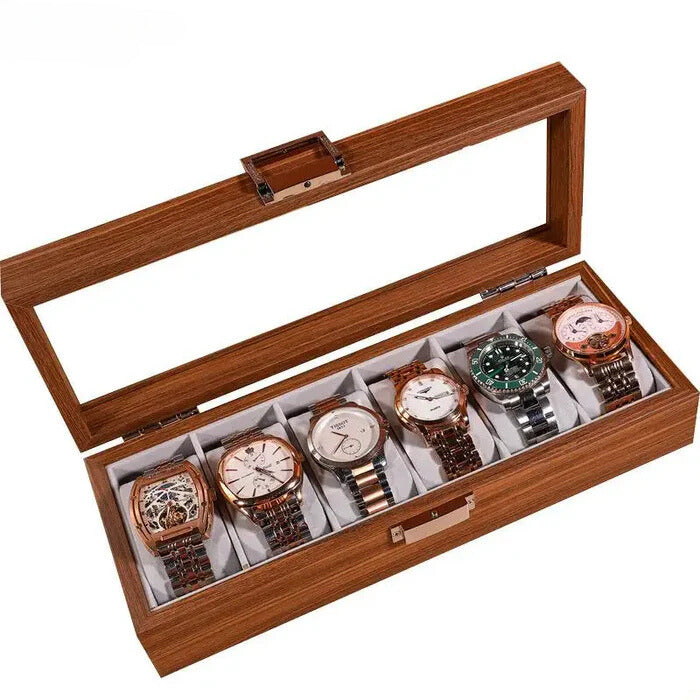 Watch Box - Wood and Transparent - Watch Box