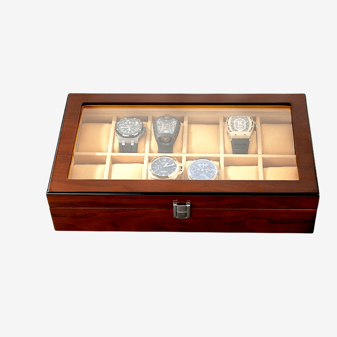 Boîte à montres - Bois brun - Boîte à montres