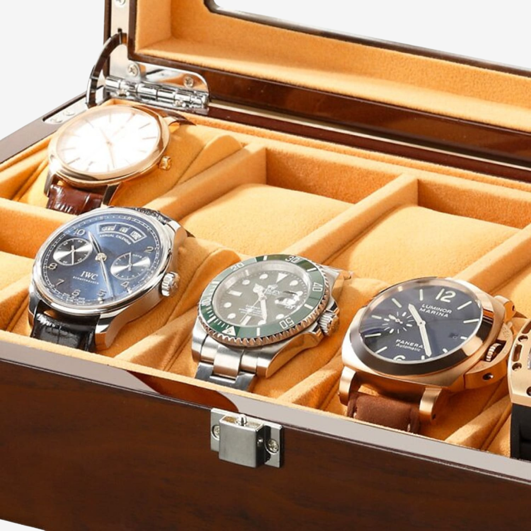 Boîte à montres - Bois brun - Boîte à montres