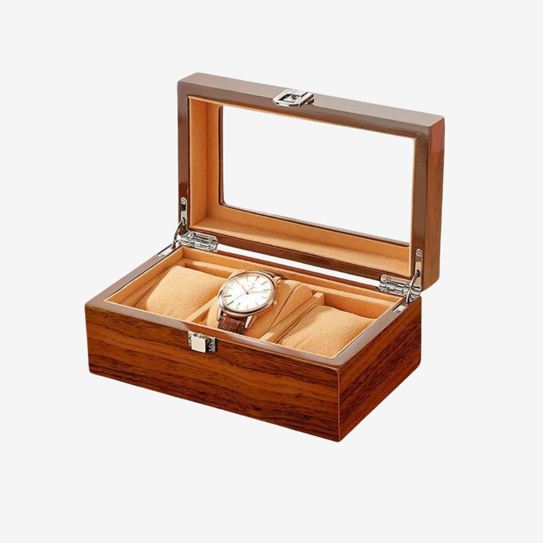 Boîte à montres - Bois brun - Boîte à montres