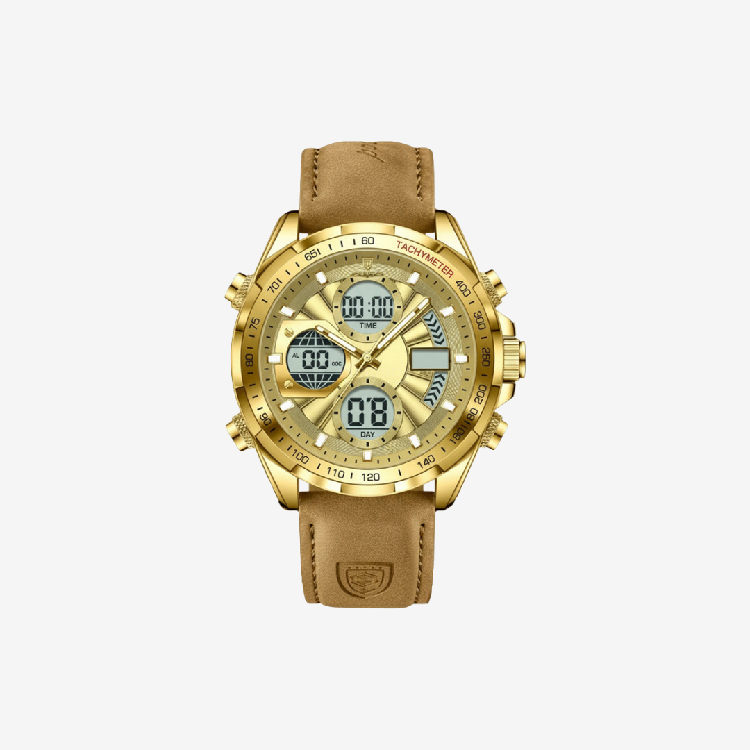 Watch – Capri – 46mm - Gold - Leather - Watch