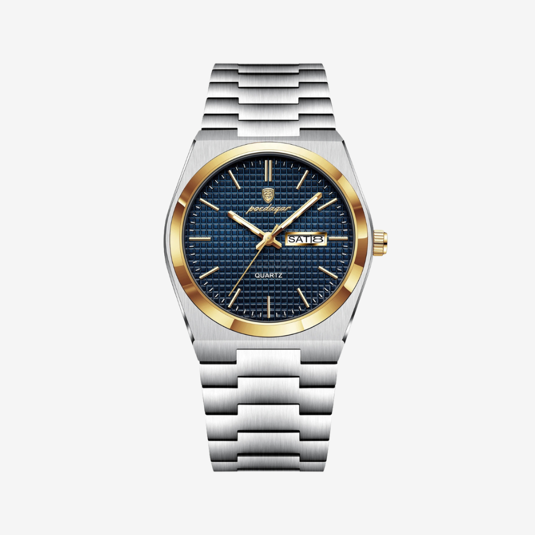 Watch – Carlo – 42mm - Gold-Blue - Watch