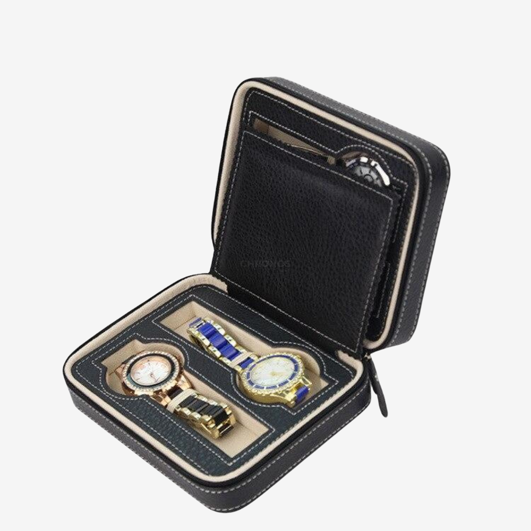 Watch Case - Black Travel - Watch Box
