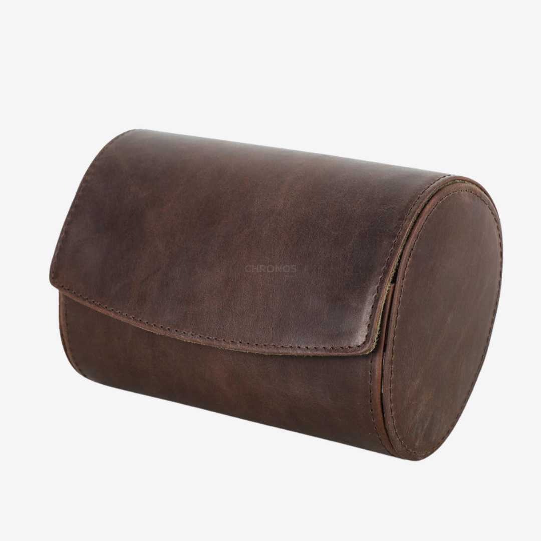 Watch Case – Classic Grain 2 Slots - Watch Case