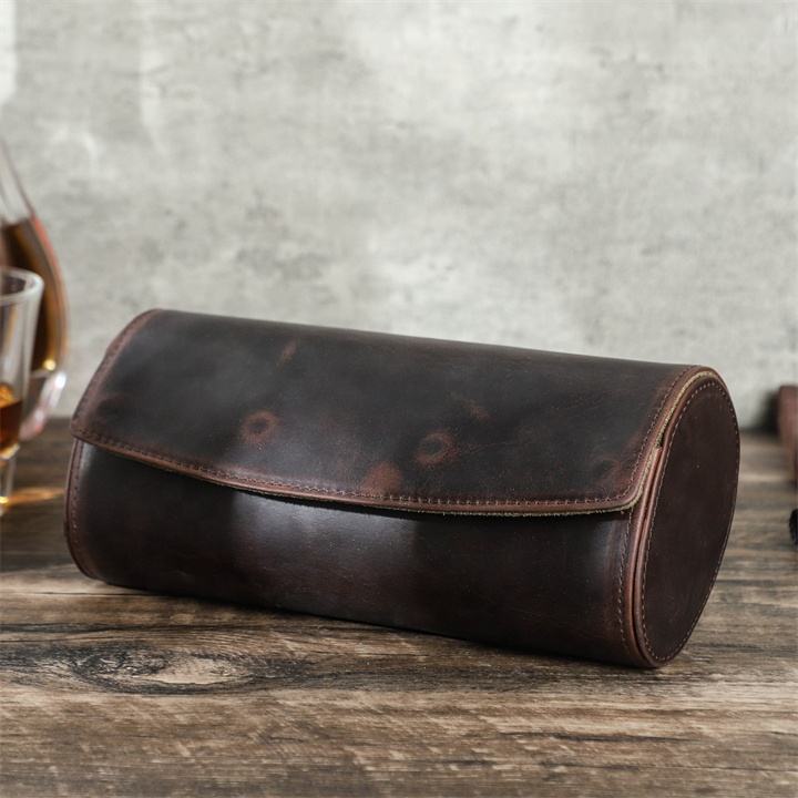 Watch Case – Classic Grain 3 Slots - Watch Case