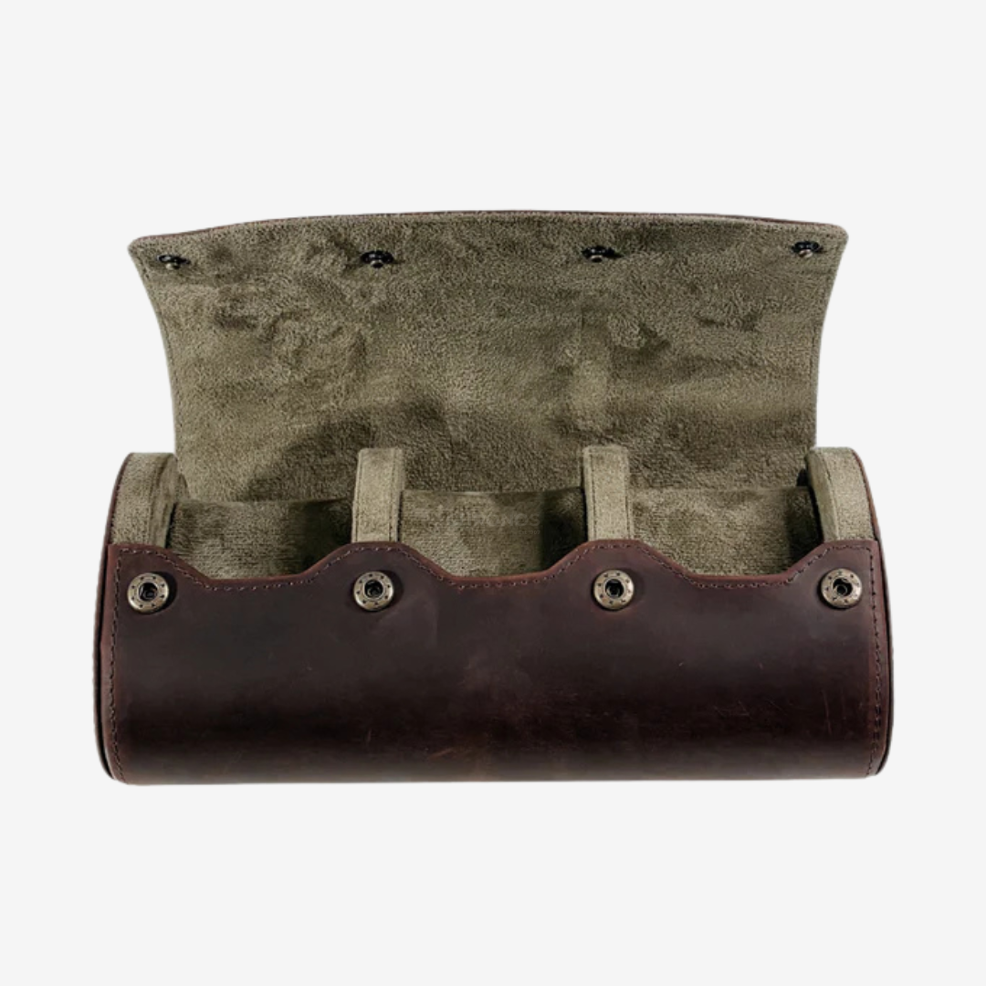 Watch Case – Classic Grain 3 Slots - Watch Case