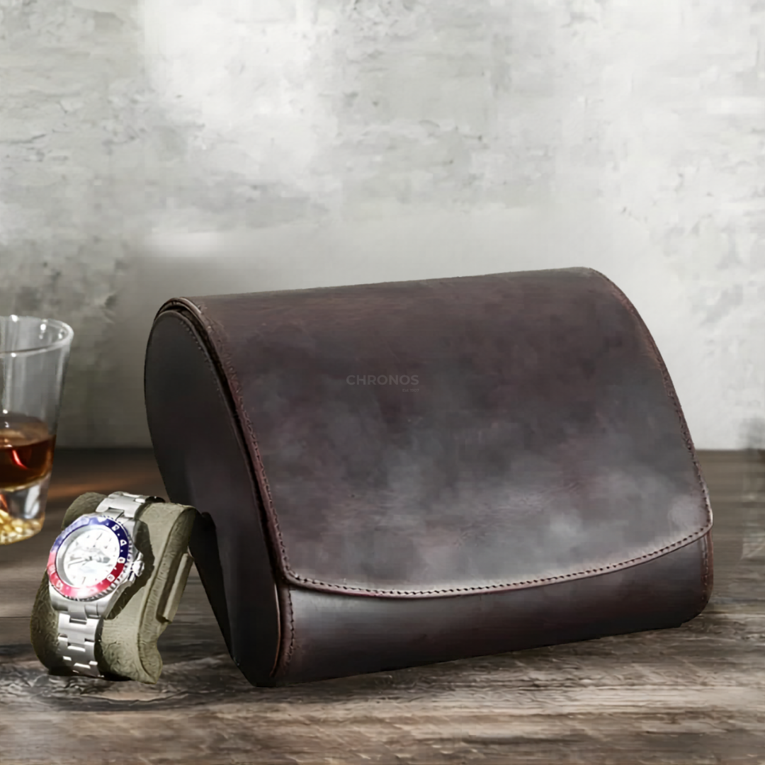 Watch Case – Classic Grain 8 Slots - Watch Case