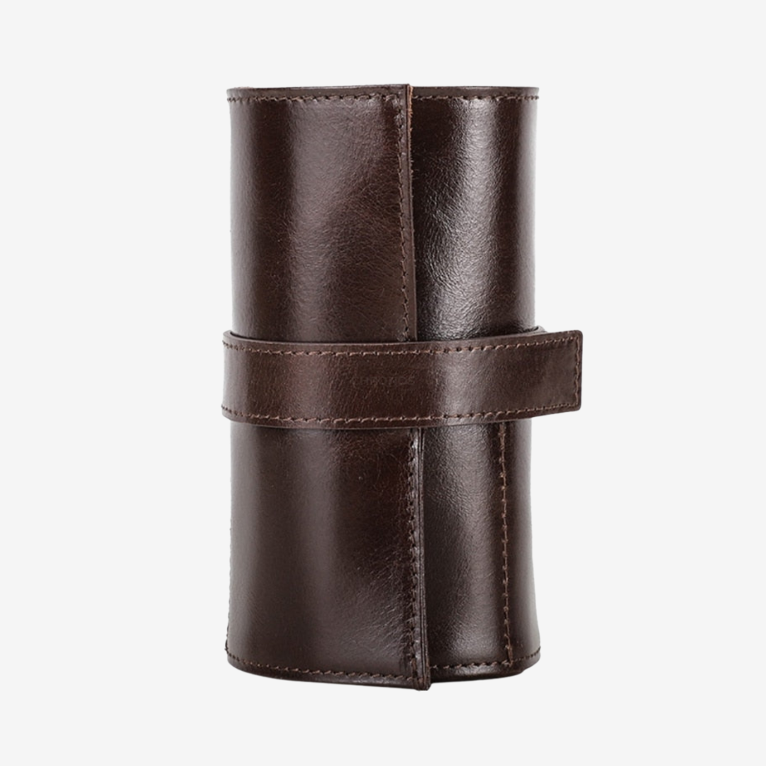 Watch Case - Leather Roll 6 slots - Watch Box