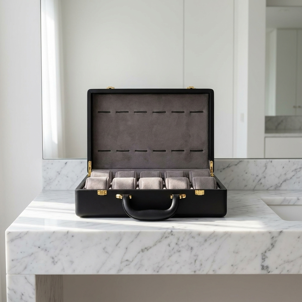 Watch Case – Travel Case 12 Slots - Watch Case