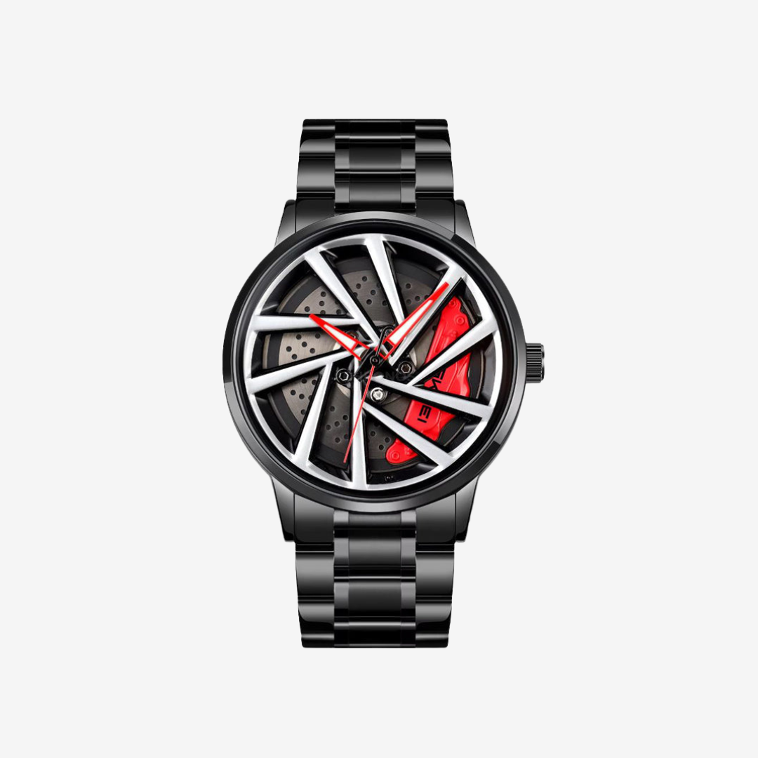 Watch – Cuneo – 43mm - Black Red-1 - Watch