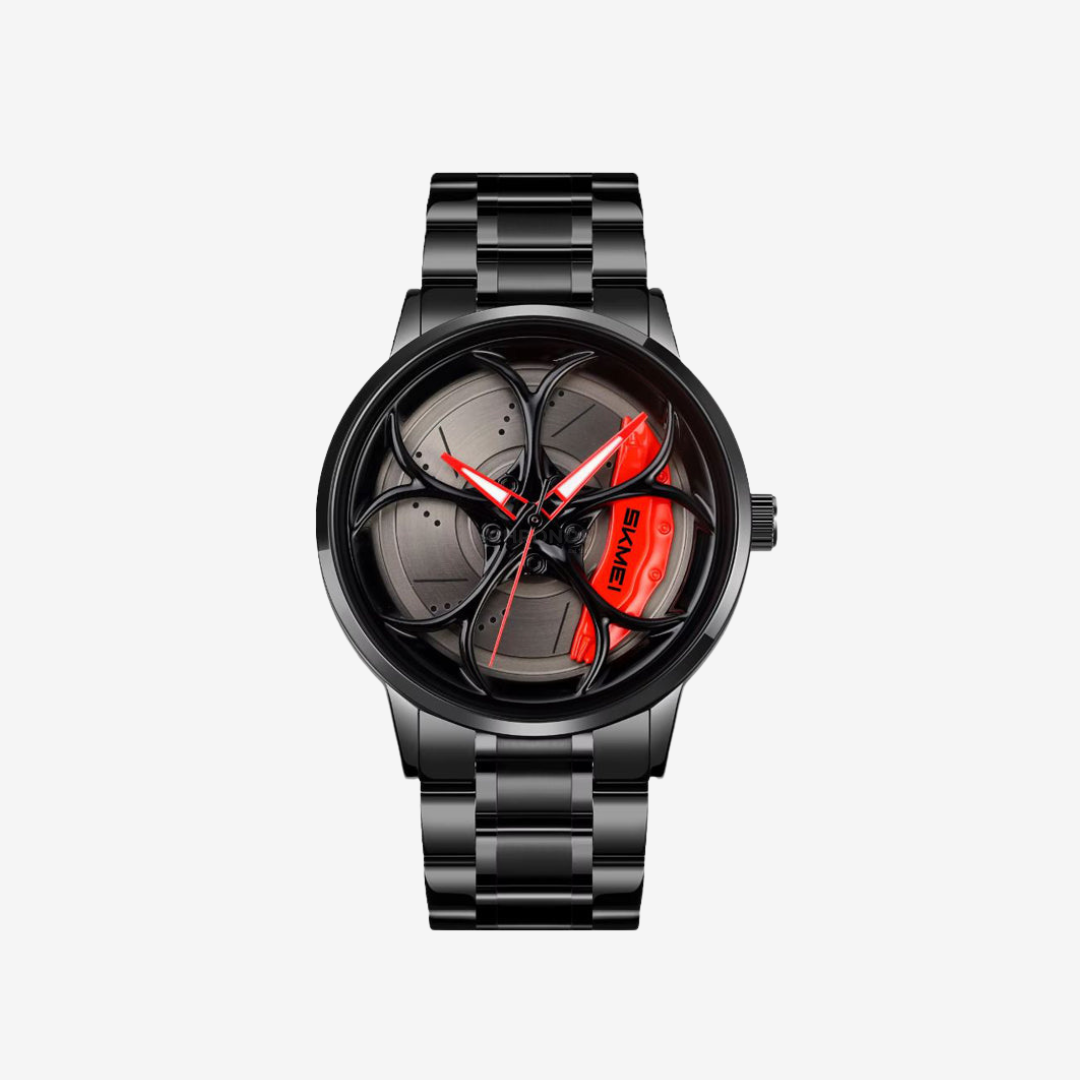 Watch – Cuneo – 43mm - Black Red-2 - Watch
