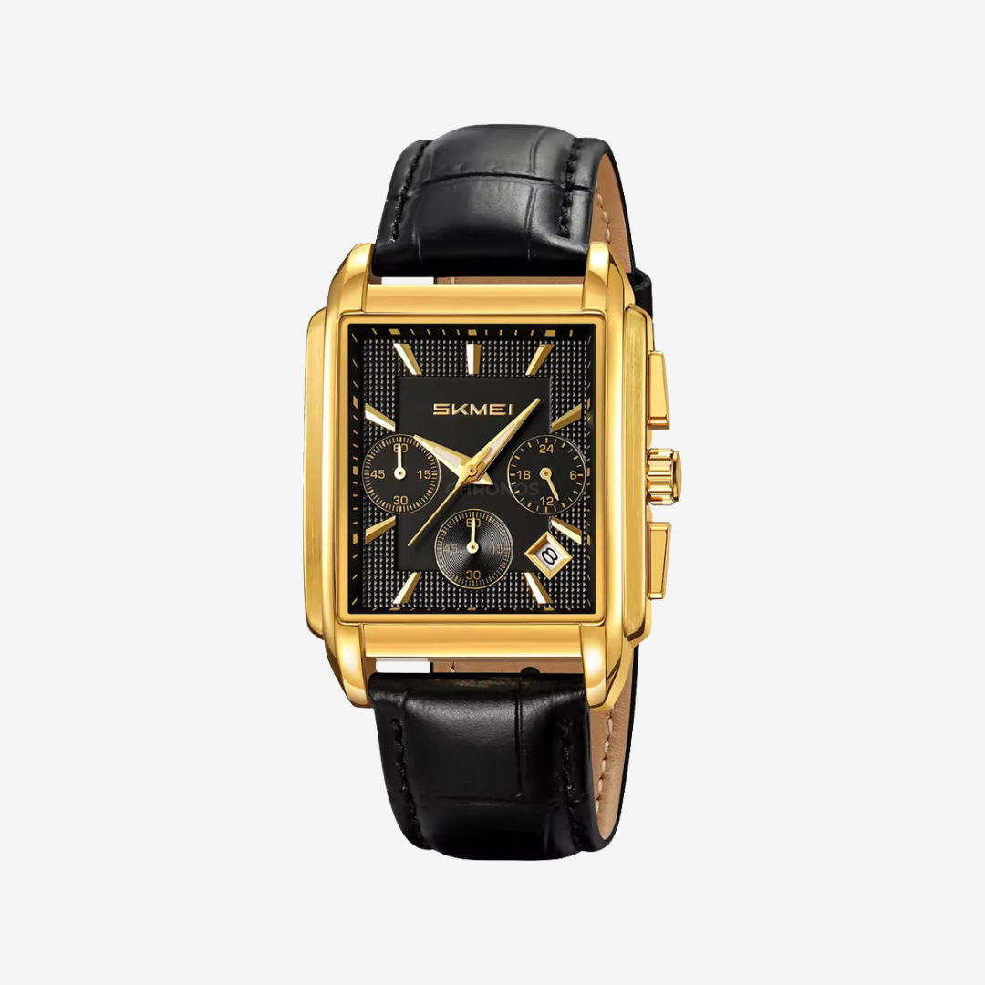 Watch – Frascati – 42mm - Gold Black - Leather - Watch