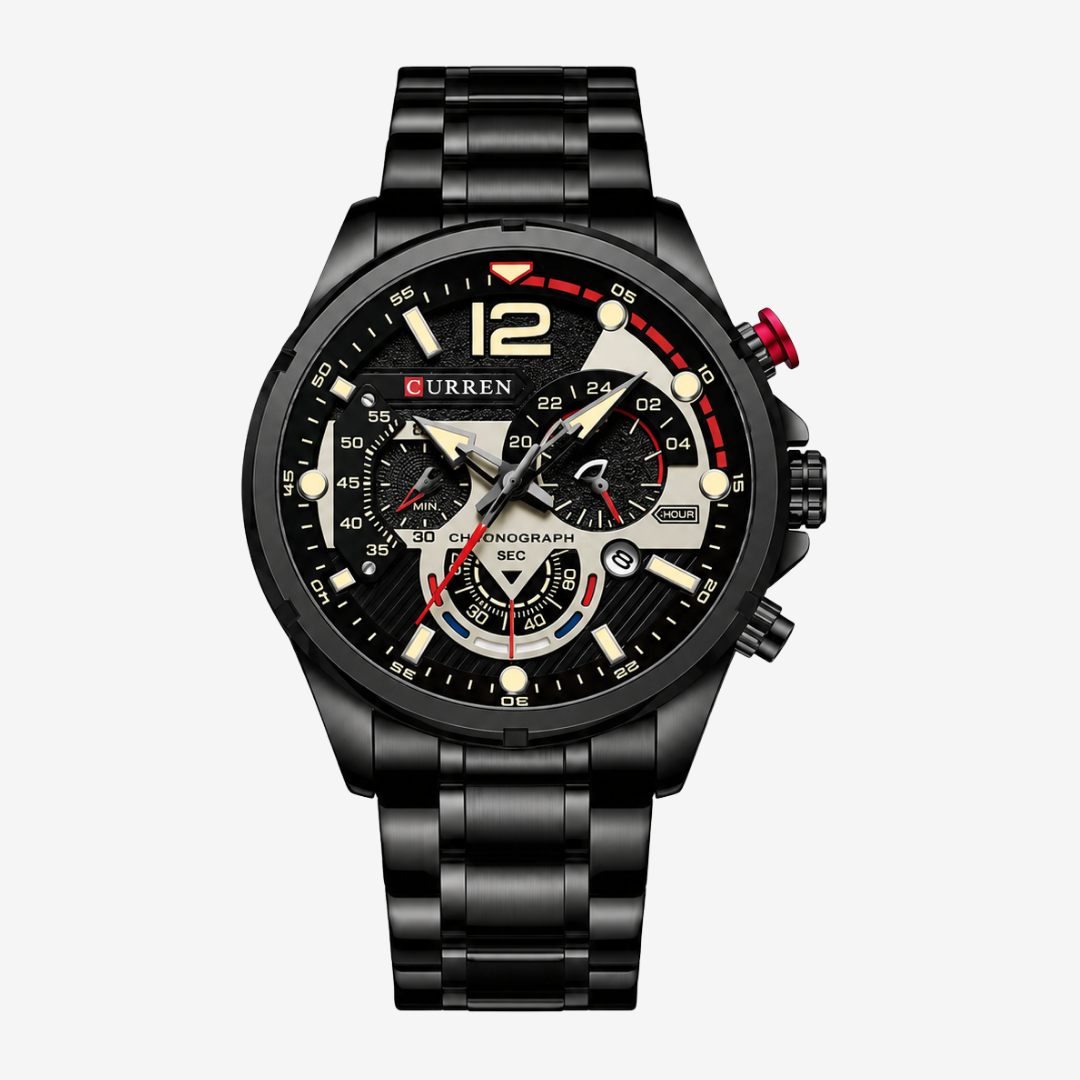 Watch – Lucca – 42mm - Black - Watch