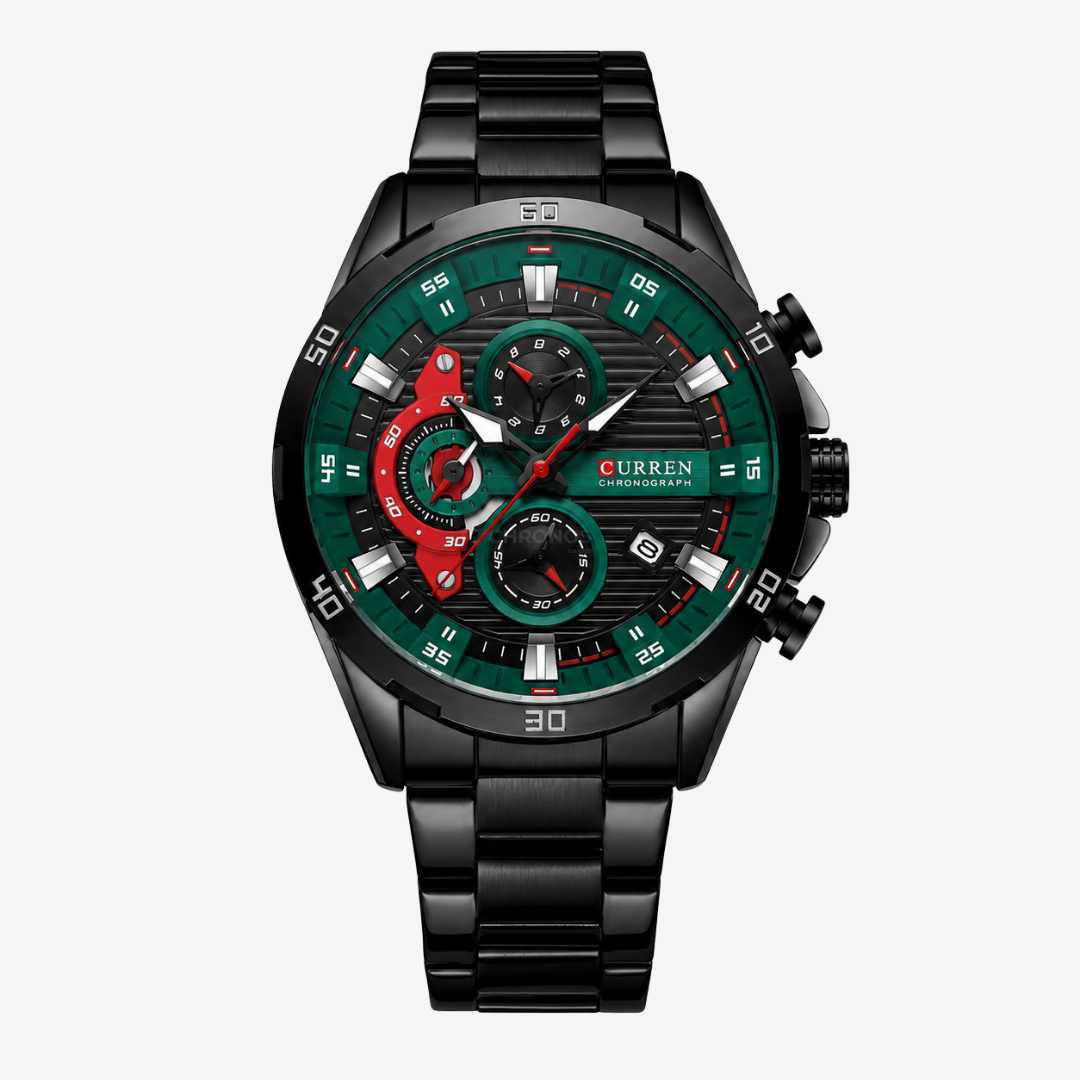 Watch – Monza – 47mm - Black Green - Watch