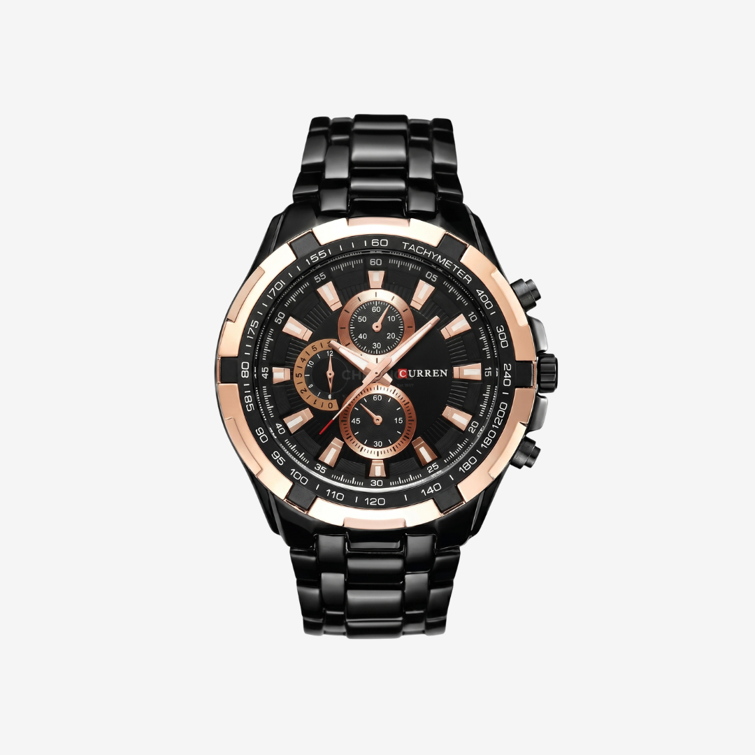 Watch – Napoli – 46mm - Black Rose Gold - Watch
