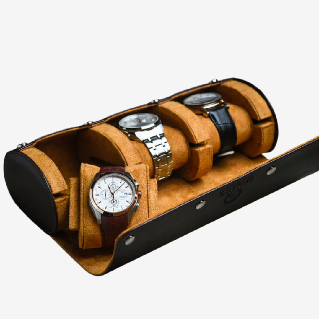 Watch Roll – Caramel Trio - Watch Box