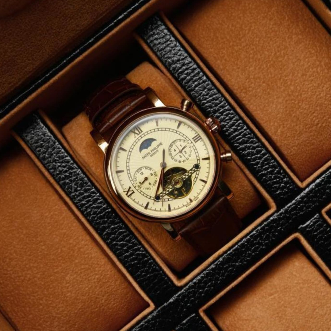 Watch Case - 6 Slots - Watch Box