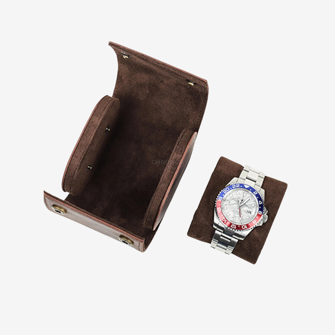 Watch Roll – Leather 1 Slot - Watch Roll