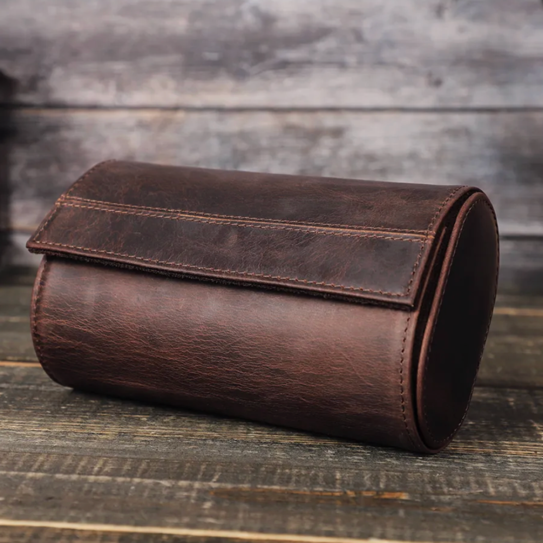 Watch Roll - Leather 2 Slots