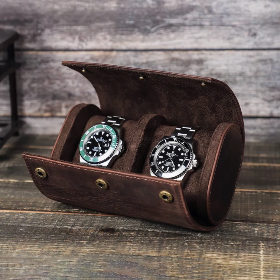 Watch Roll - Leather 2 Slots