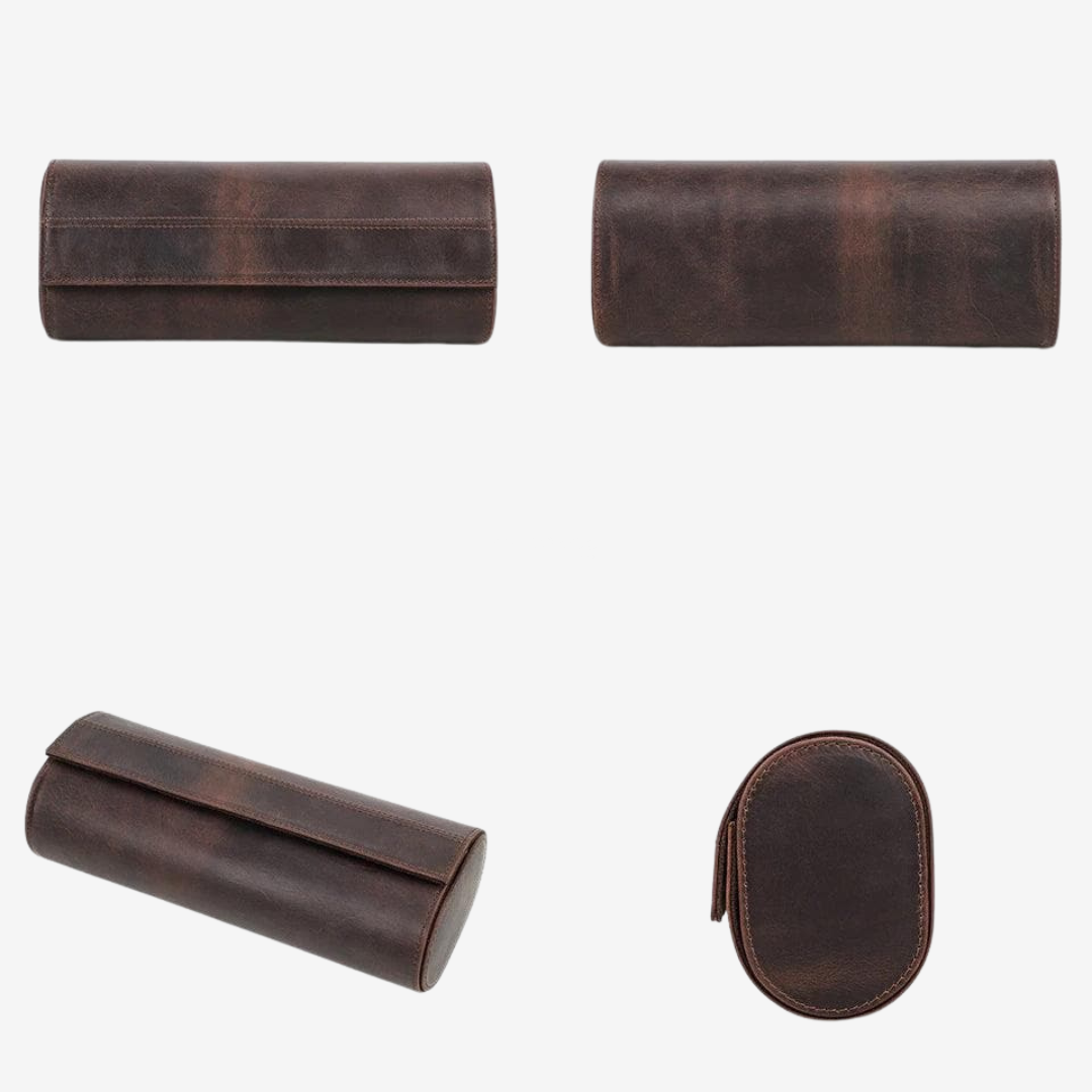 Watch Case - Leather 3 Slots