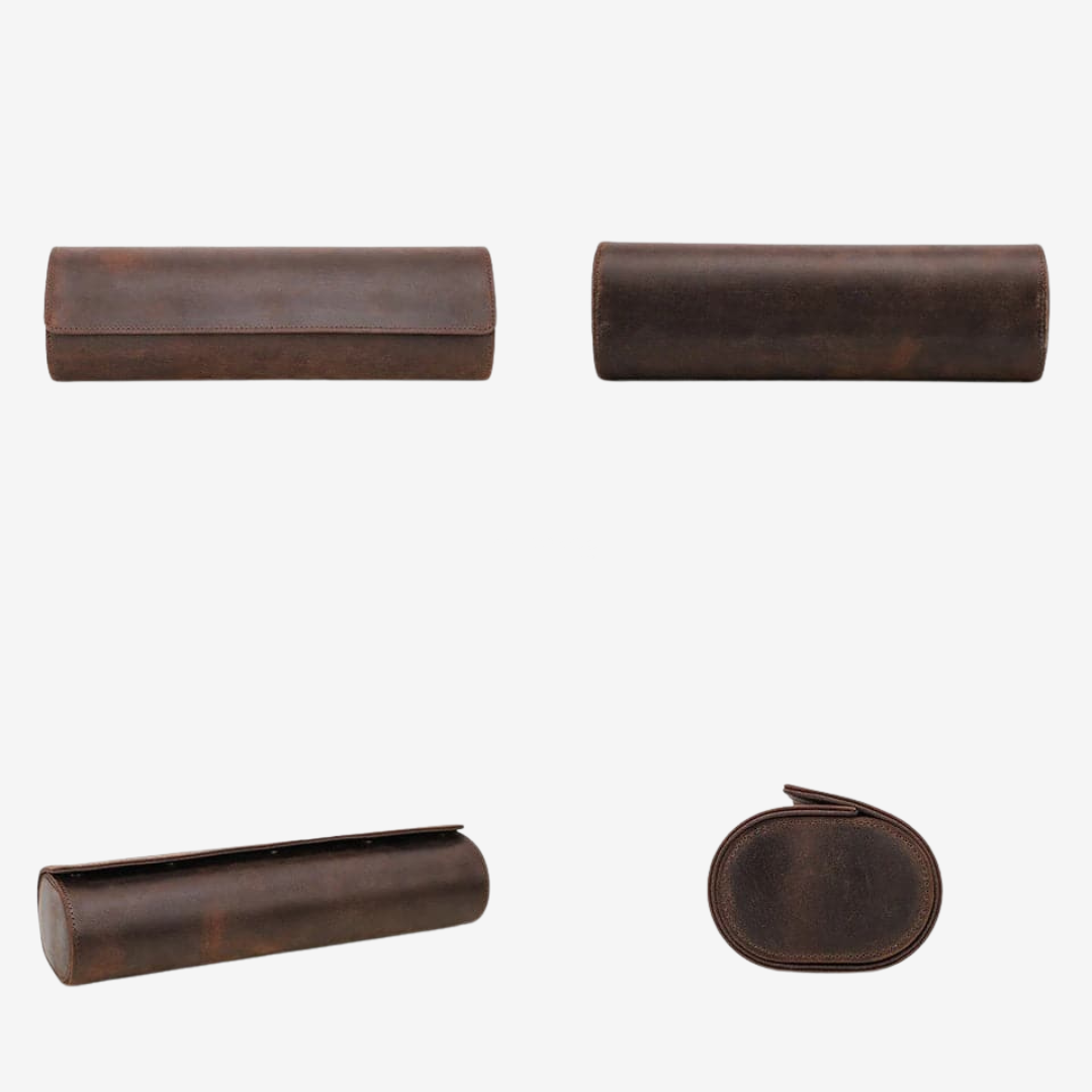 Watch Roll - Leather 4 Slots