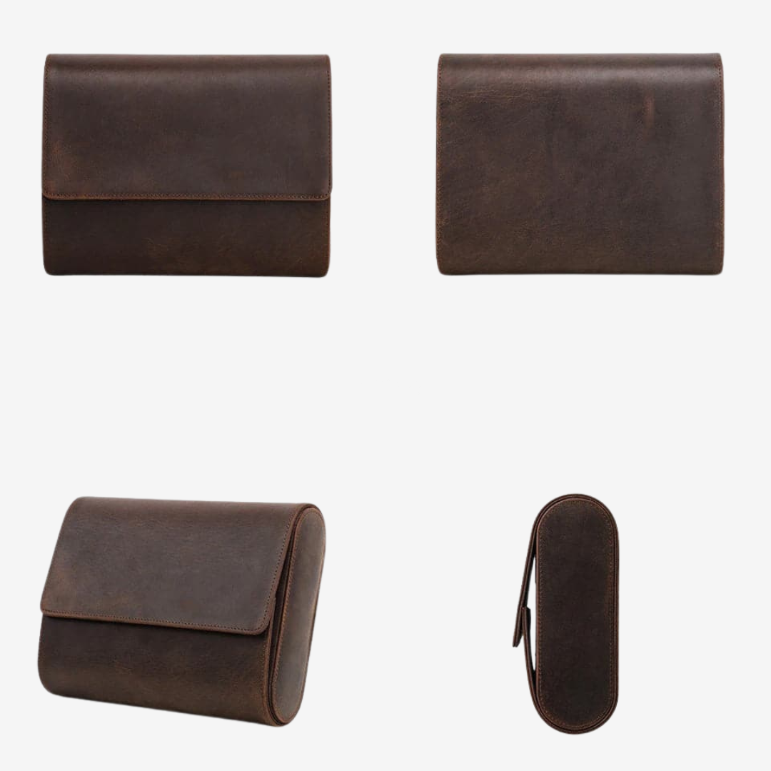 Watch Case - Leather 6 Slots - Watch Box