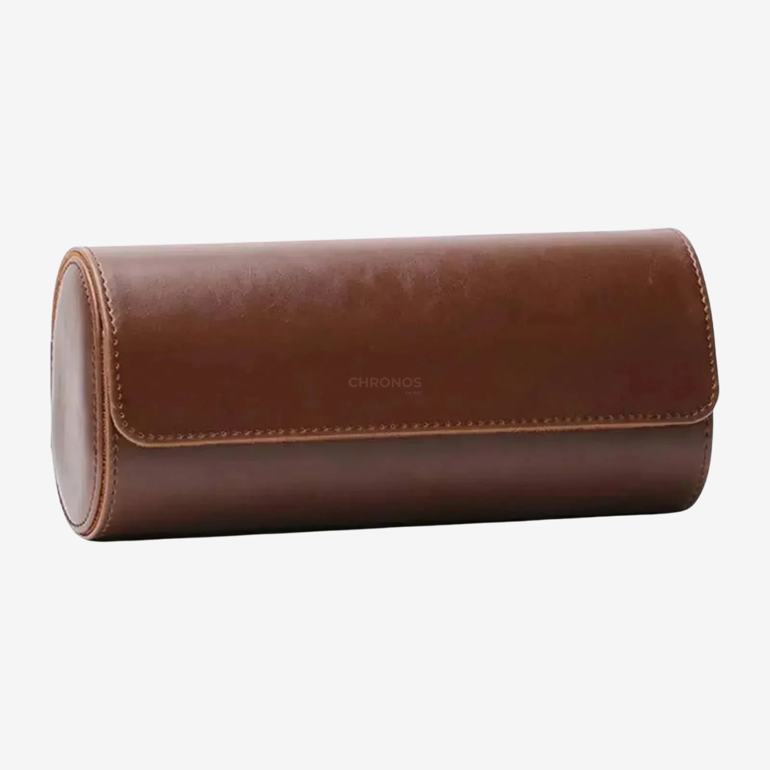 Watch Roll – Majestic Leather 3 Slots - Watch Roll