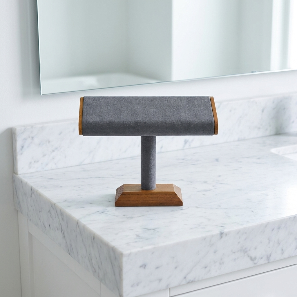 Watch Stand – Ashen Wood - Dark Grey - Watch Stand