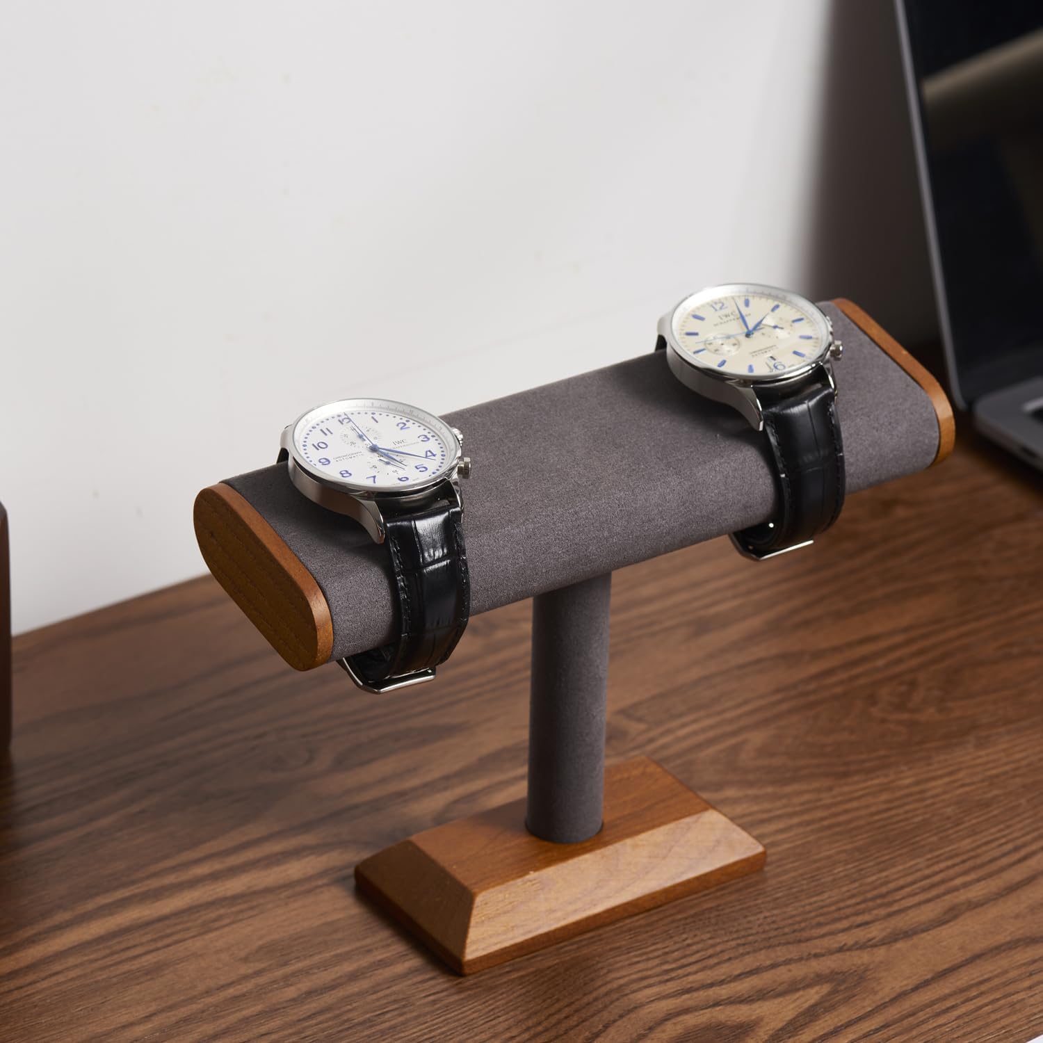 Watch Stand – Ashen Wood - Dark Grey - Watch Stand