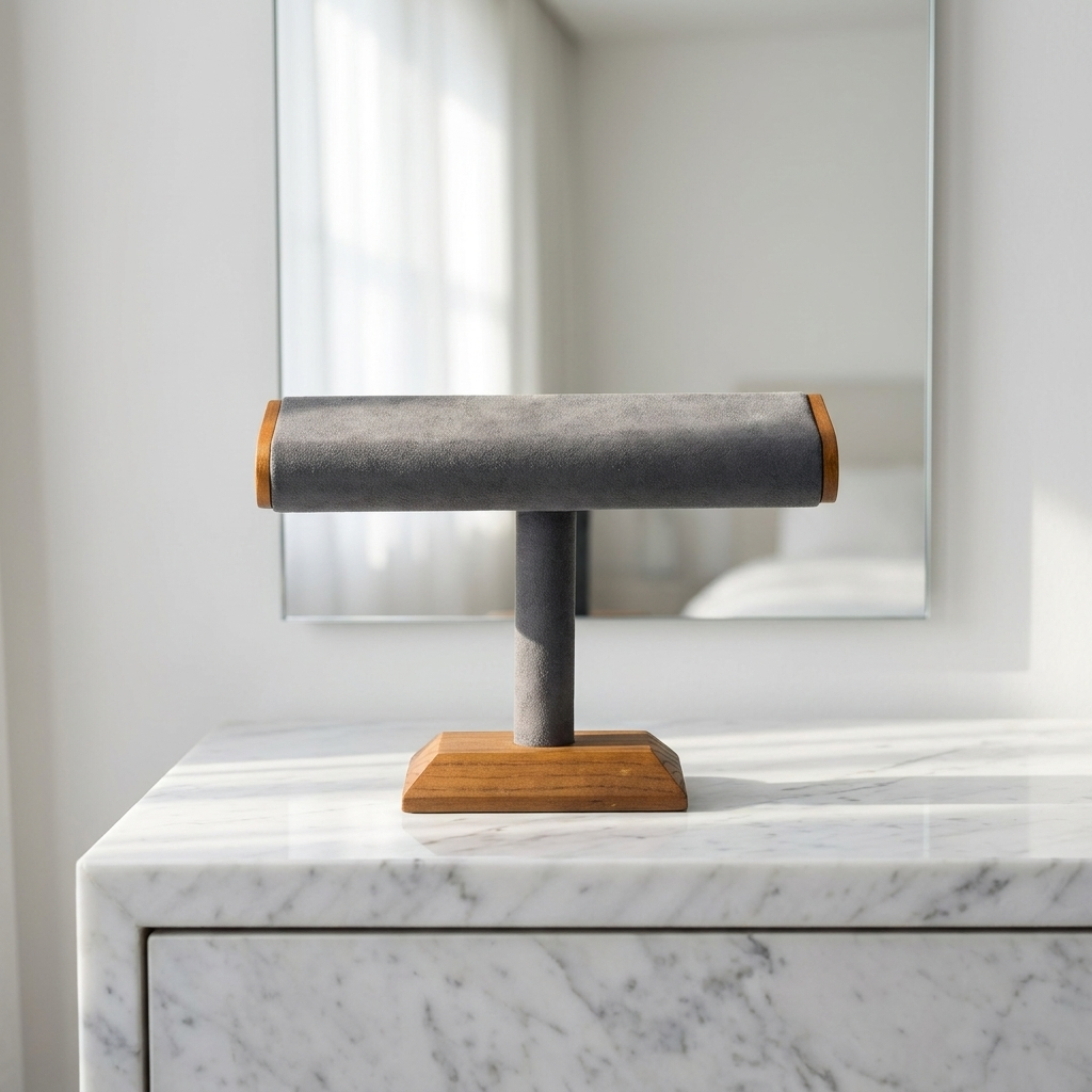 Watch Stand – Ashen Wood - Dark Grey - Watch Stand