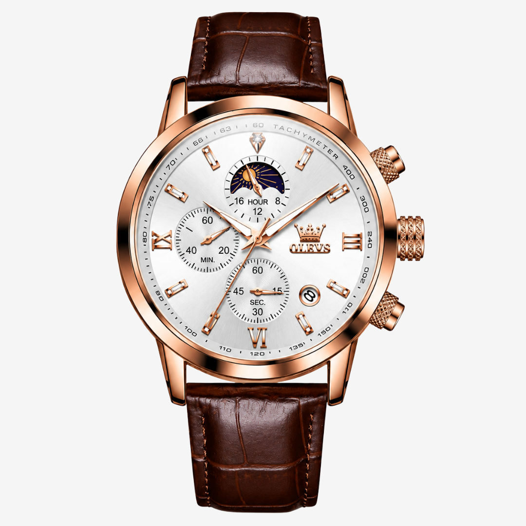Watch – Udine – 42mm - White / Rose Gold - Watch