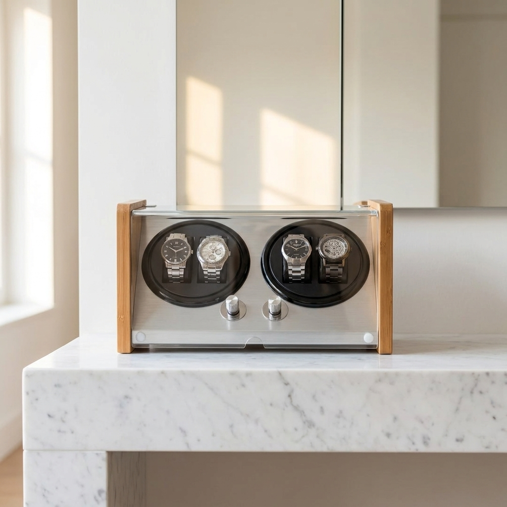Watch Winder – Bamboo - Watch Winder