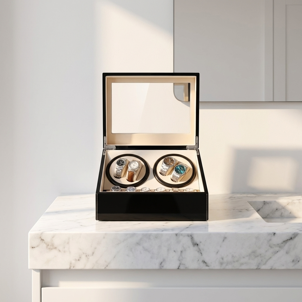 Watch Winder – Black Cream - Watch Winder