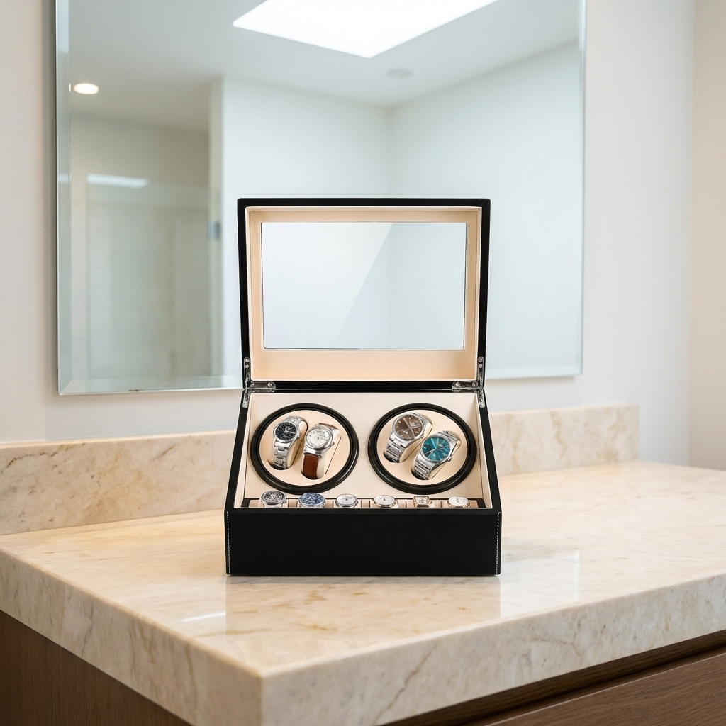 Watch Winder – Black Cream - Watch Winder