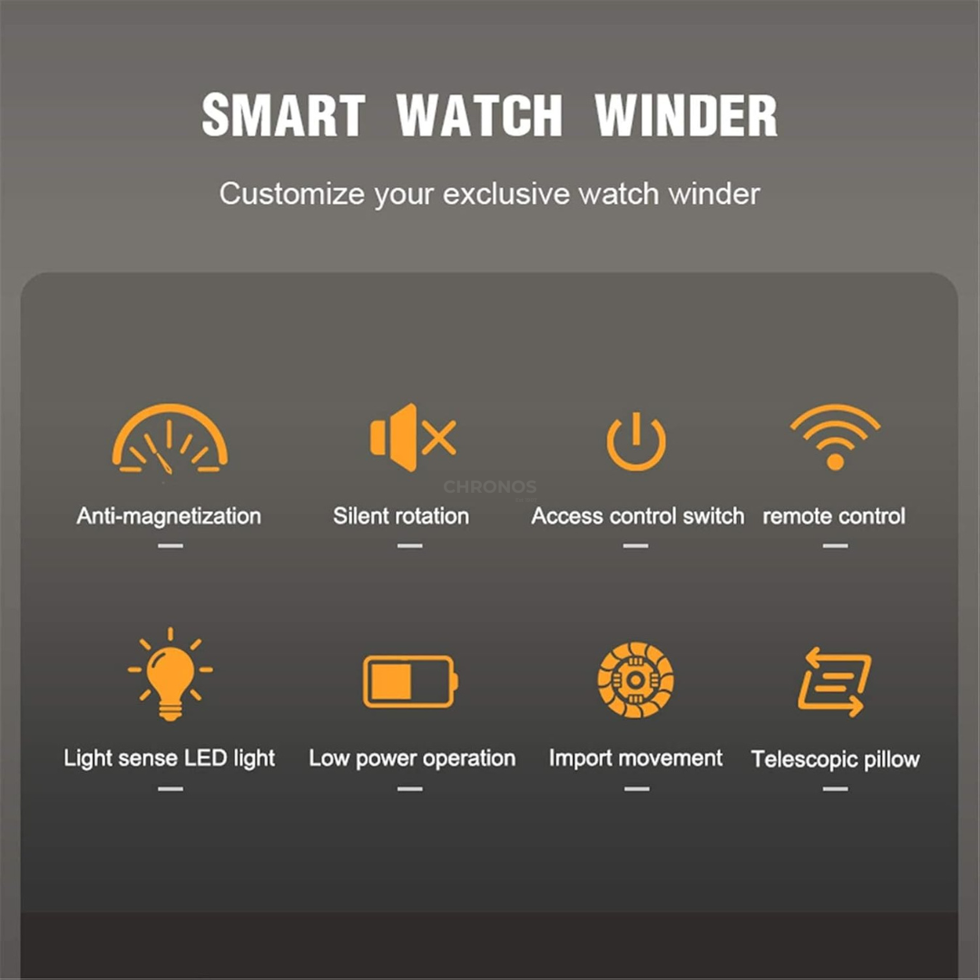 Remontoir Mozart noir 4 emplacements - Remontoir