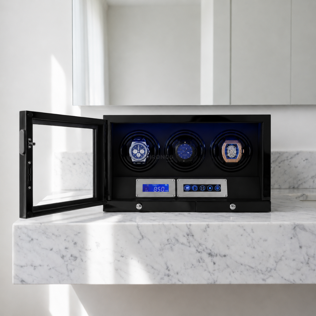 Watch Winder – Black Sync - Watch Winder Safe