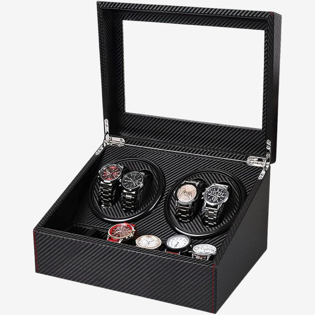 Watch Winder - Carbon 4 Slots - Watch Winder
