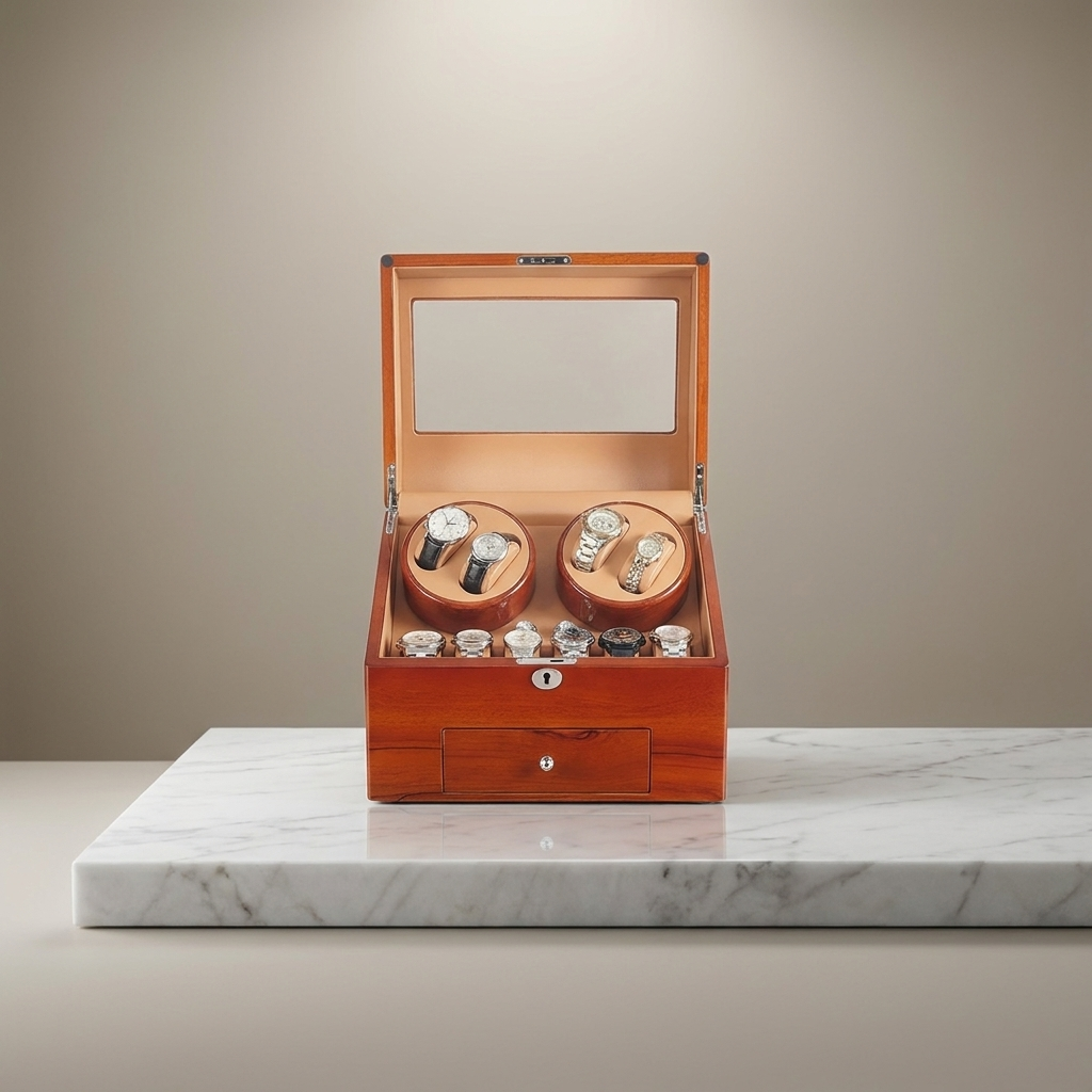 Watch Winder – Cherrywood Edition - Watch Winder