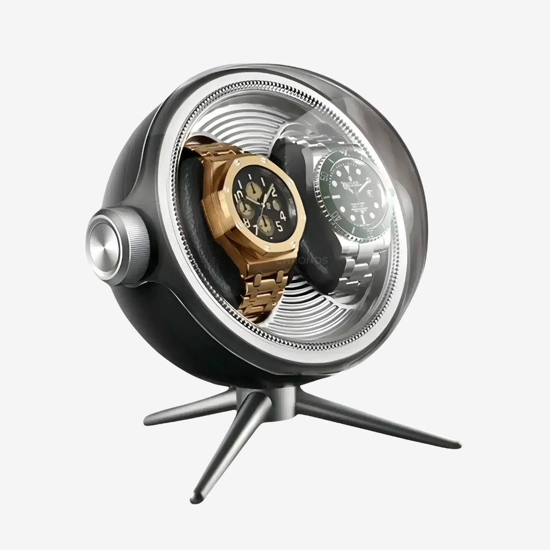 Watch Winder – Cosmos Orb Duo 2 Slots - Green - Watch Winder