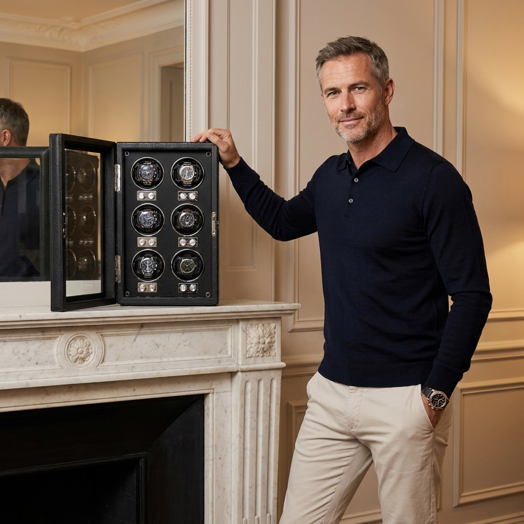 Watch Winder - Dark Night 6 Slots - Watch Winder
