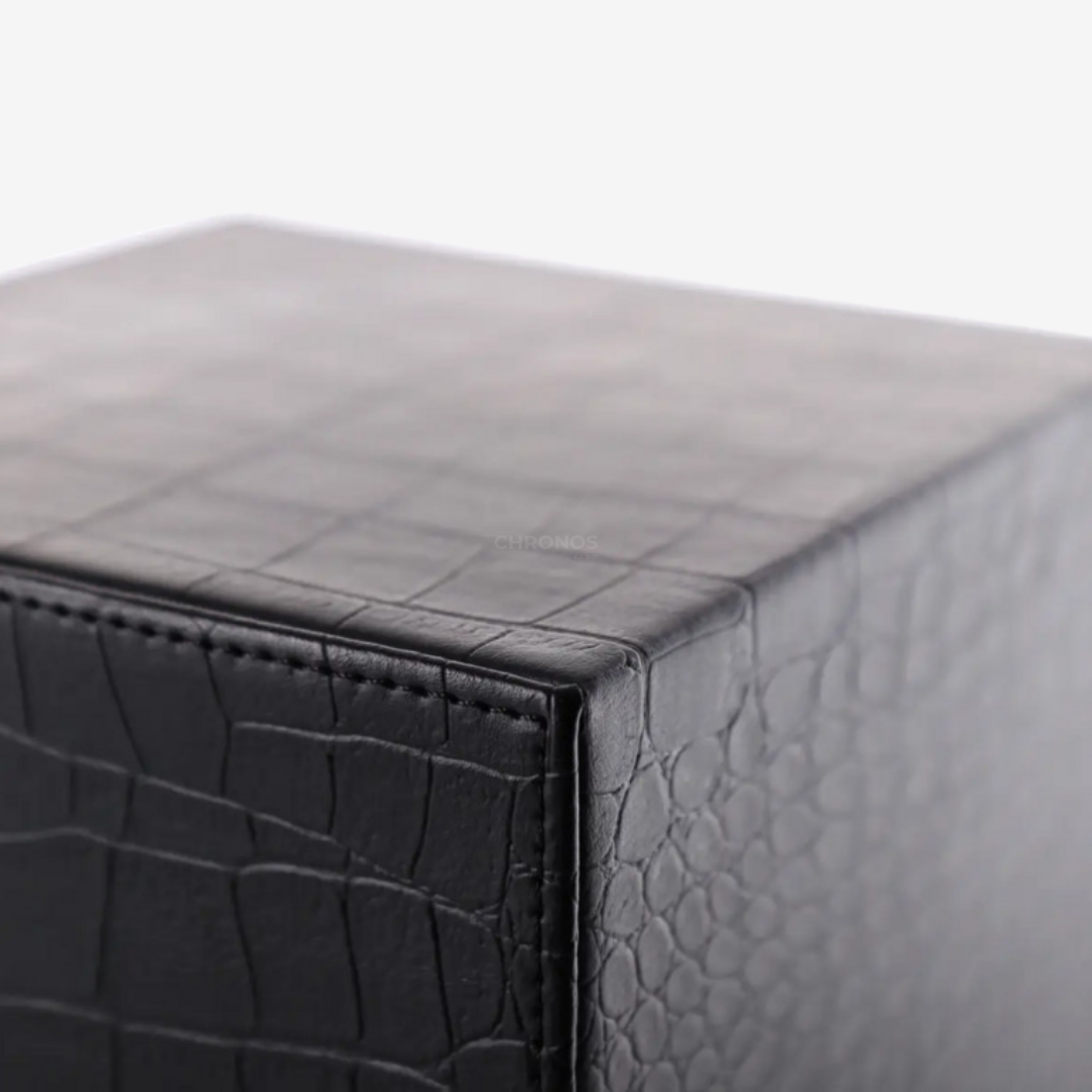 Watch Winder – Dual Crocodile Cube - Watch Winder