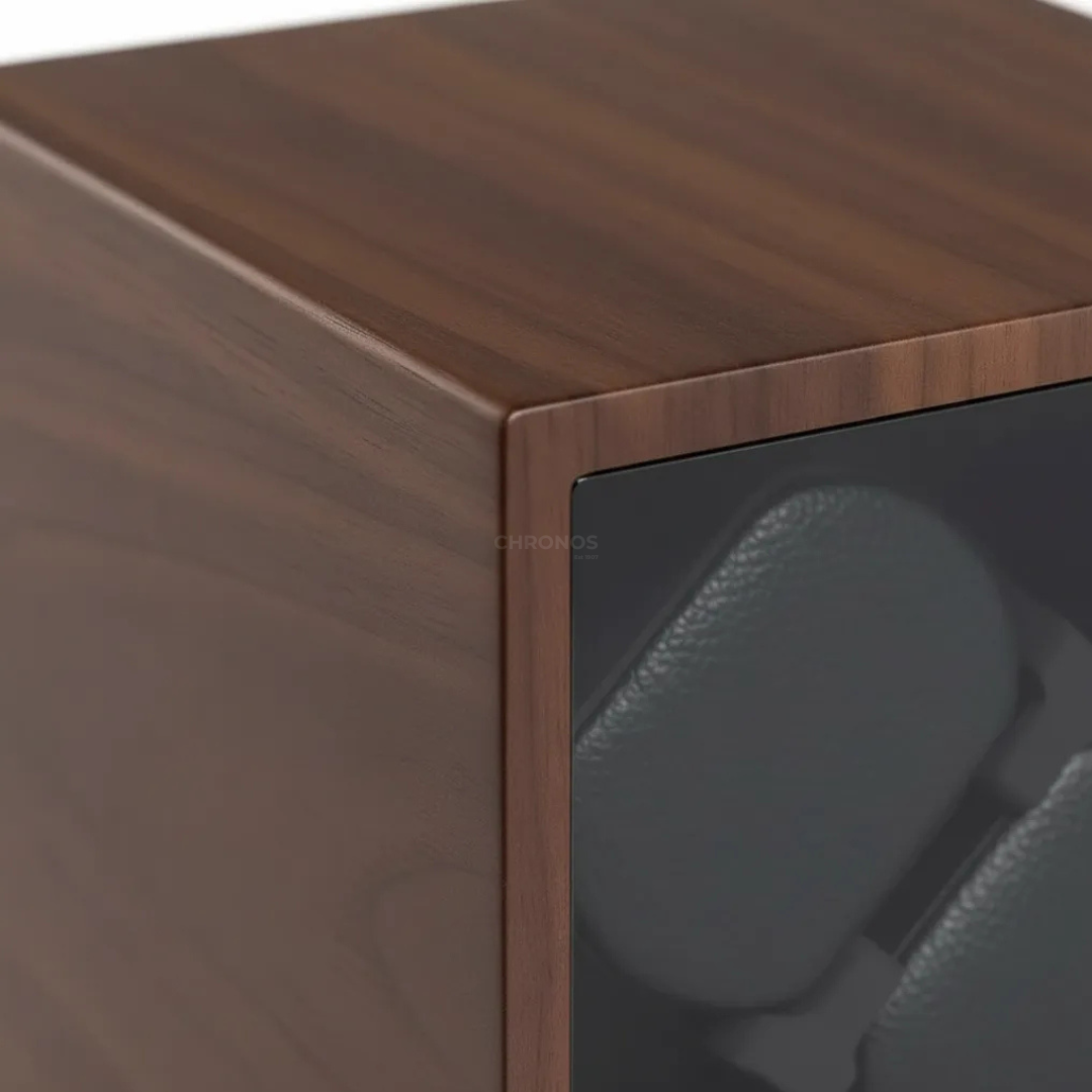 Watch Winder – Dual Oak Cube - Watch Winder