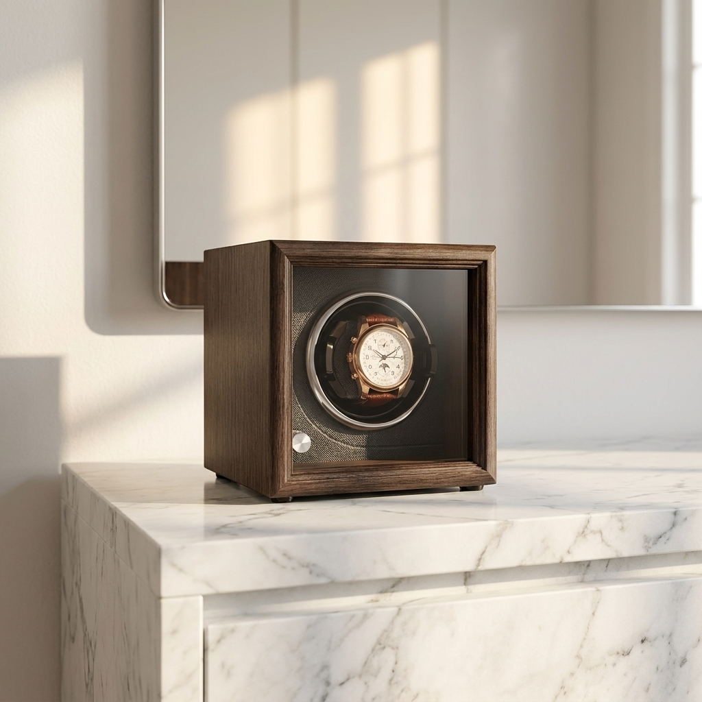 Watch Winder – Full Moon Cube - Watch Winder