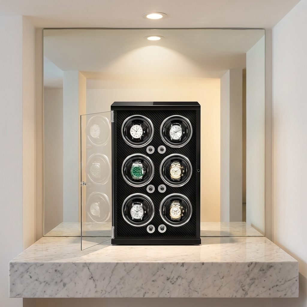 Watch Winder - Grande Piano 6 Slots - Watch Winder