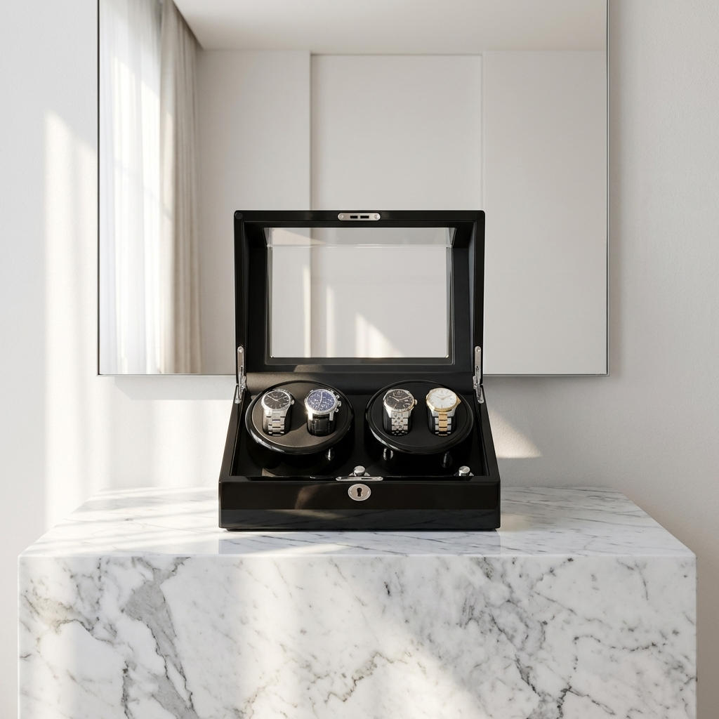 Watch Winder - Luxury Piano 4 Slots - Watch Winder