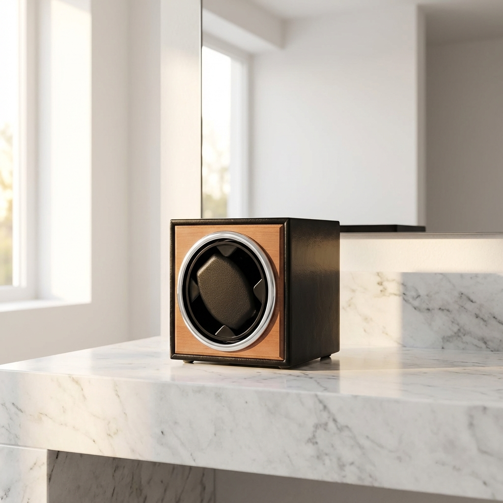 Watch Winder - Magic Wood Cube - Watch Winder