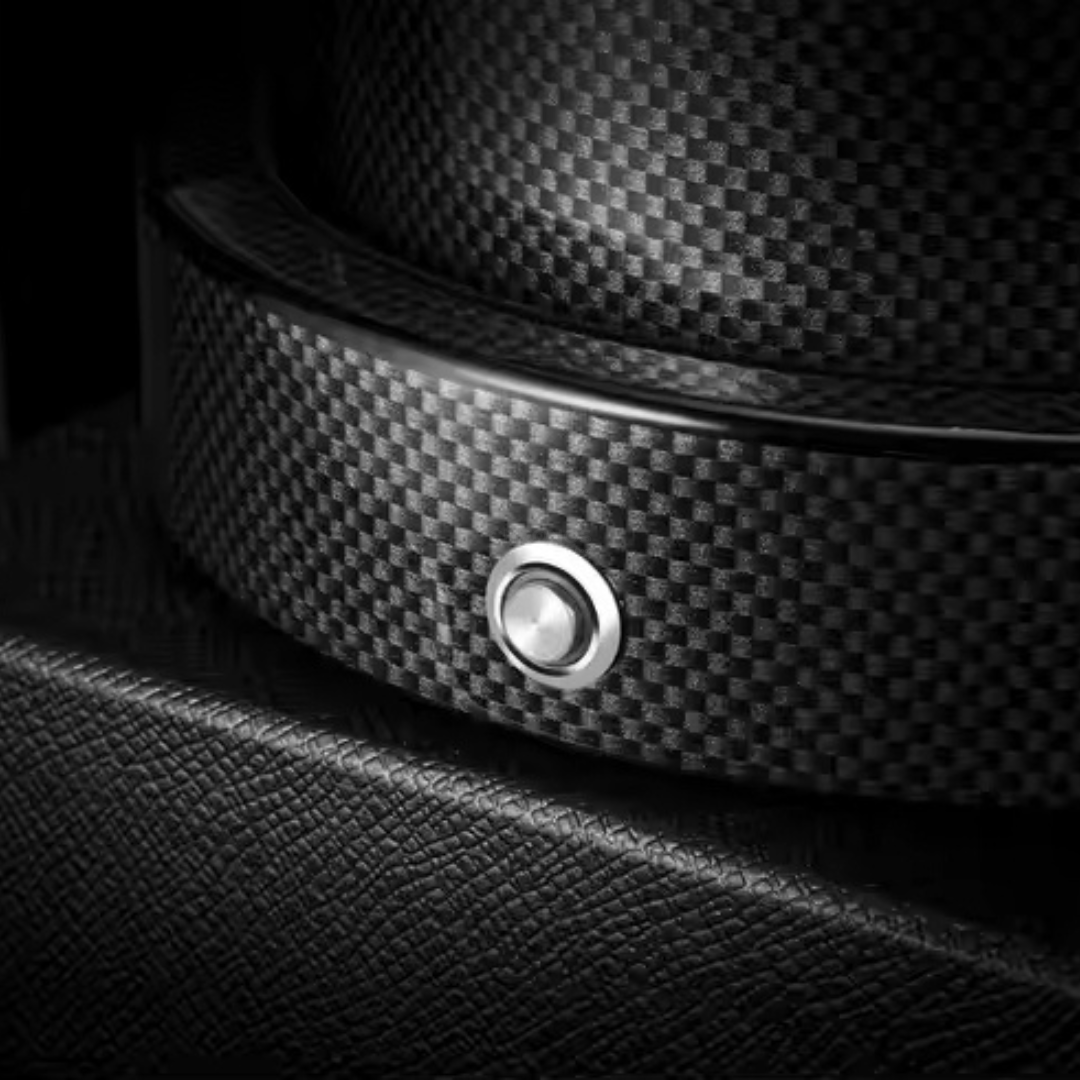 Remontoir Majestic Noir & Argent - Remontoir Montre