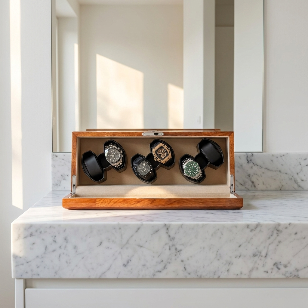 Watch Winder – Oakwood 6 Slots - Watch Winder
