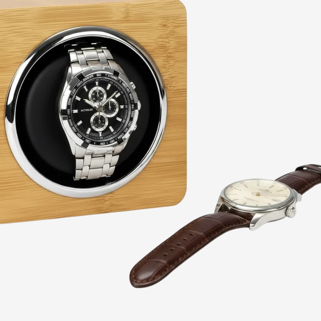 Watch Winder – Pinewood Single Slot - Watch Winder